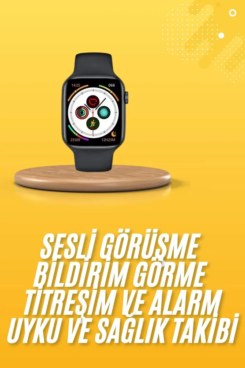 Dokunmatik Ekran Akıllı Saat Tema Değiştirme Şık ve Modern Unı görsel 2