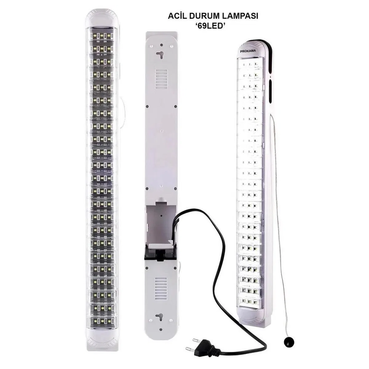 Ledpoint Lp-6069 Akülü 69 Led Şarjlı Işıldak görsel 6