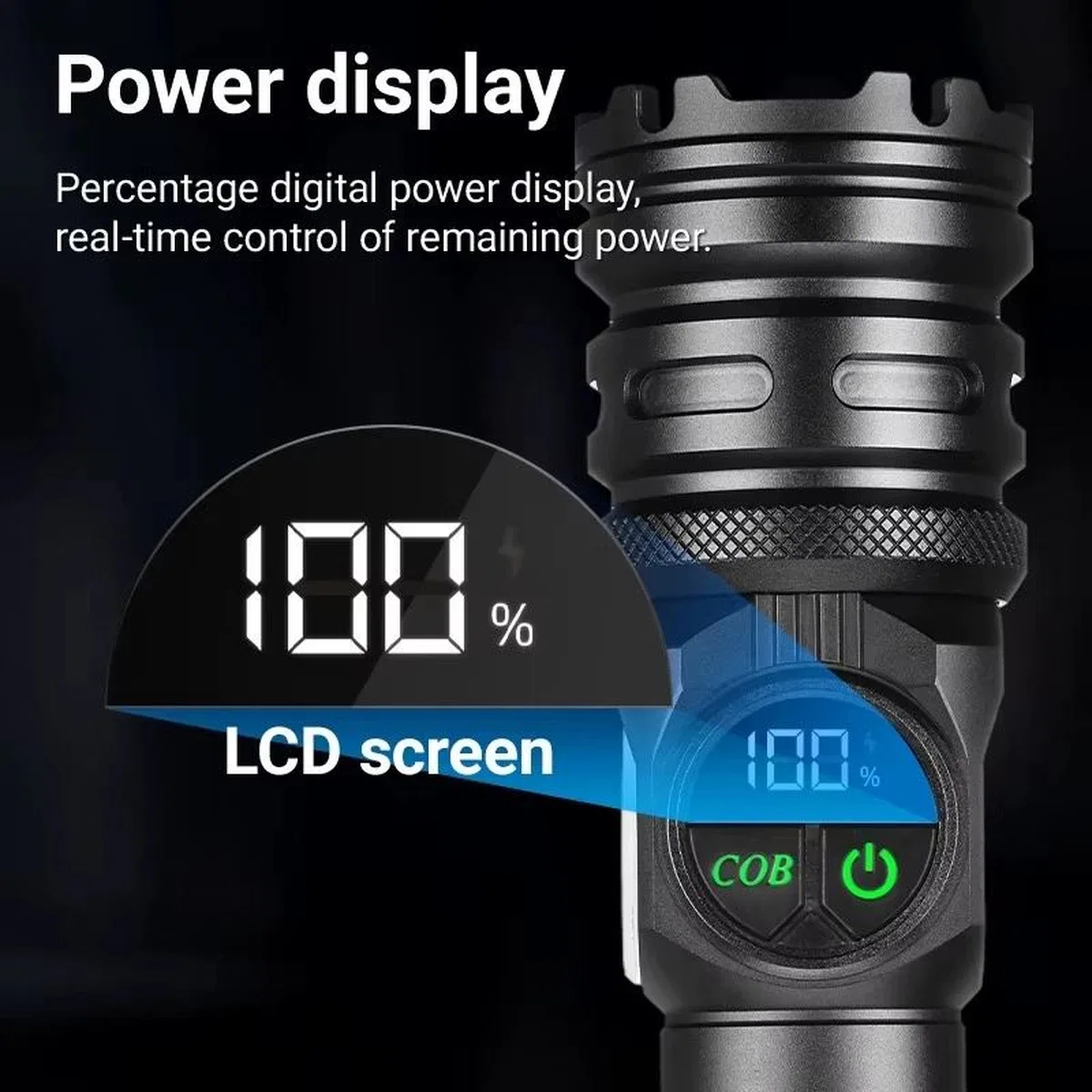 Wison Ws-6868 25watt 2500 Lümen Usb Type-c Şarjlı El Feneri görsel 5