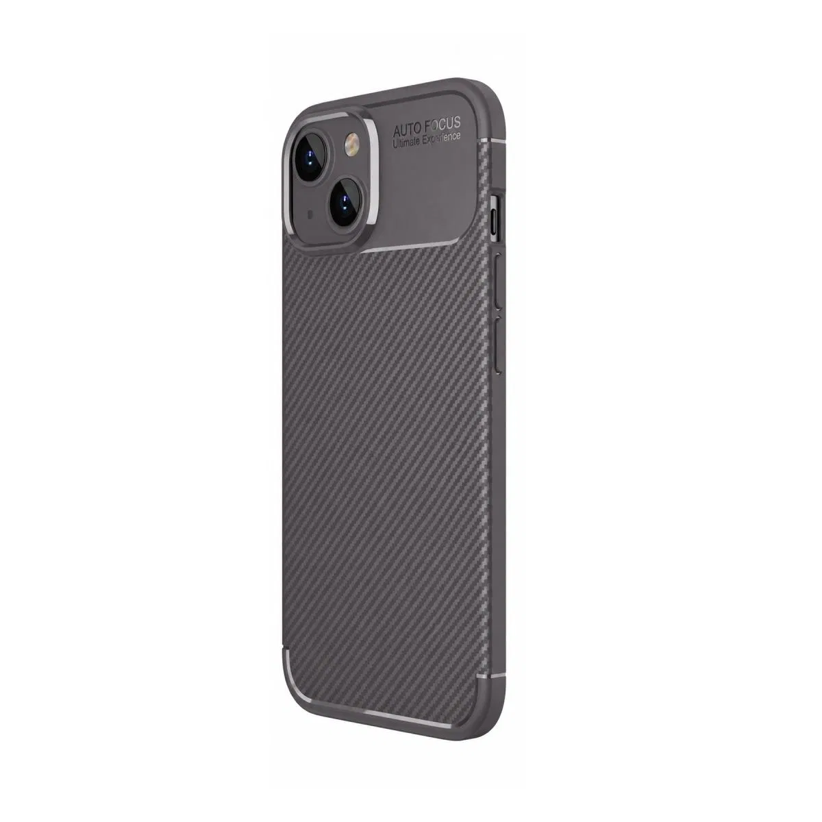 Apple İphone 14 Kılıf Auto Focus Karbon Kapak - Gri görsel 3
