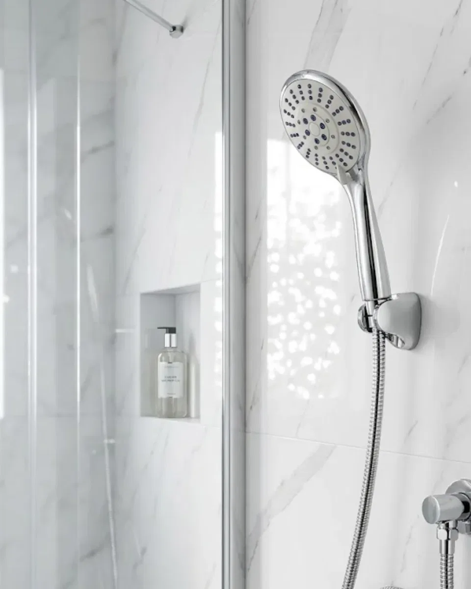 Çok Fonksiyonlu El Duşu ve Duş Hortumu Seti Mafsallı Tutacak Dayanıklı Hortum