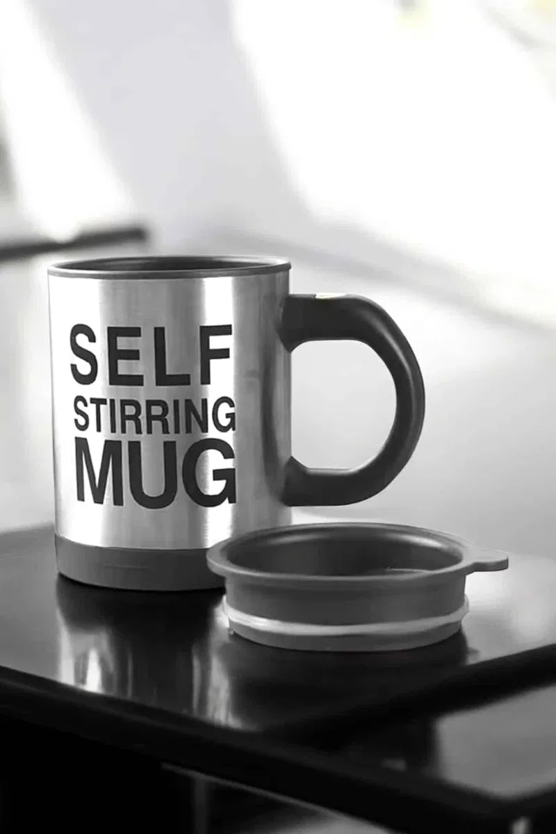 Mikser Kupa Yazılı Mug Bardak Karıştırma Özelliği görsel 5