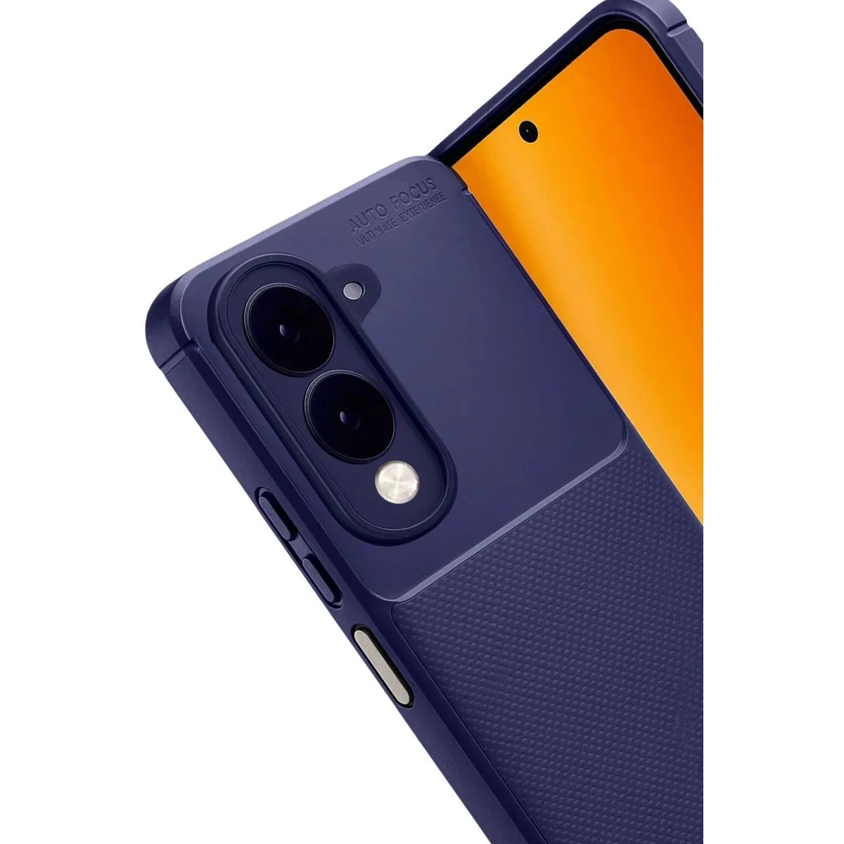 Vivo Y29s Auto Focus Karbon Kapak - Lacivert görsel 2