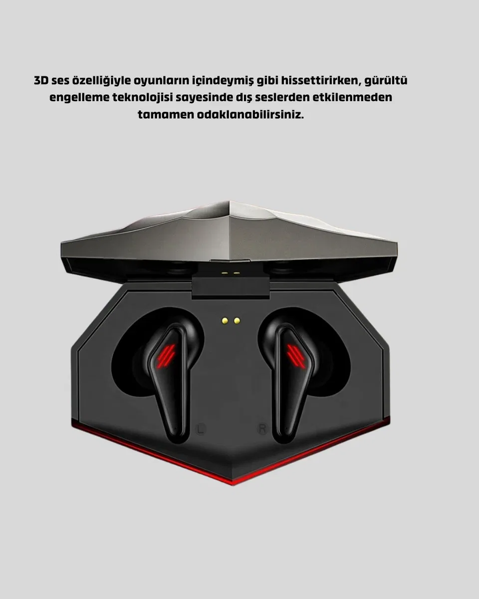 Profesyonel Oyun İçin Bluetooth Kulaklık görsel 3