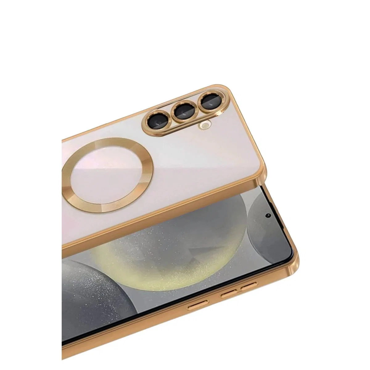 Samsung Galaxy S26 Kross Magneticsafe Kapak - Çöl Titanyum görsel 2