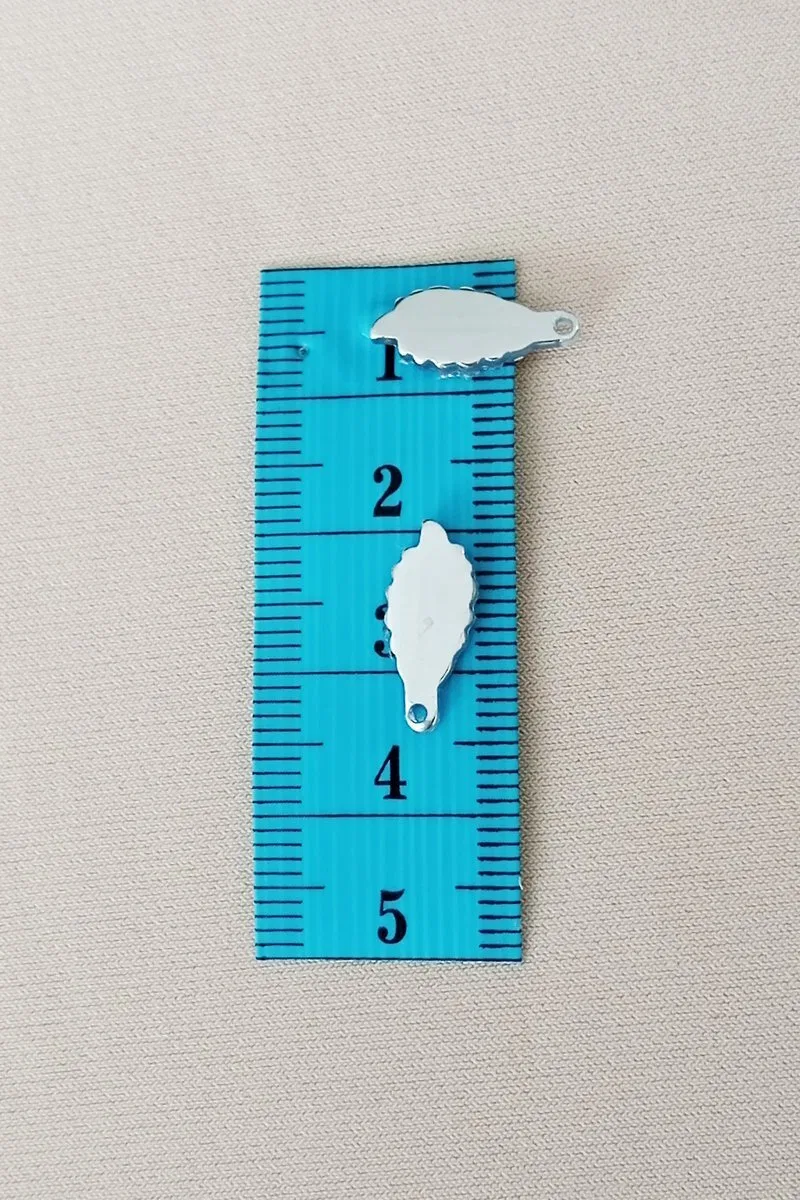 Oya Abiye Bileklik Kolye Pleksi Metalik Plastik Pul Gümüş Renk 24 gram 210 adet - BNC572 görsel 2