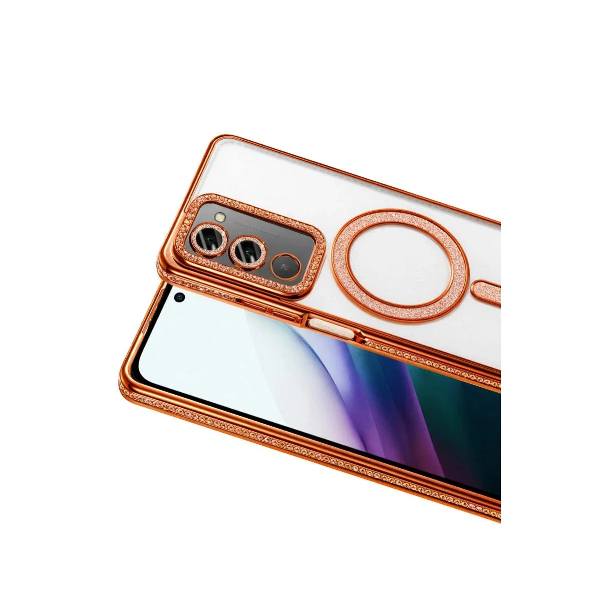 Joko Xiaomi Redmi 15 4g Joke Simli Magneticsafe Kılıf - Turuncu görsel 2