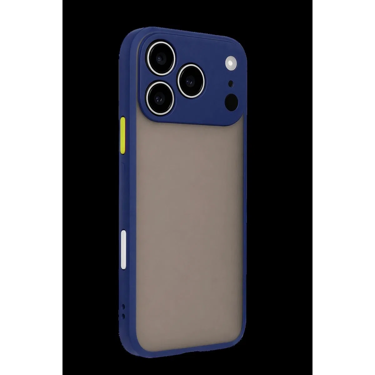 Apple İphone 17 Pro Max Kılıf Montreal Silikon Kapak - Lacivert görsel 3