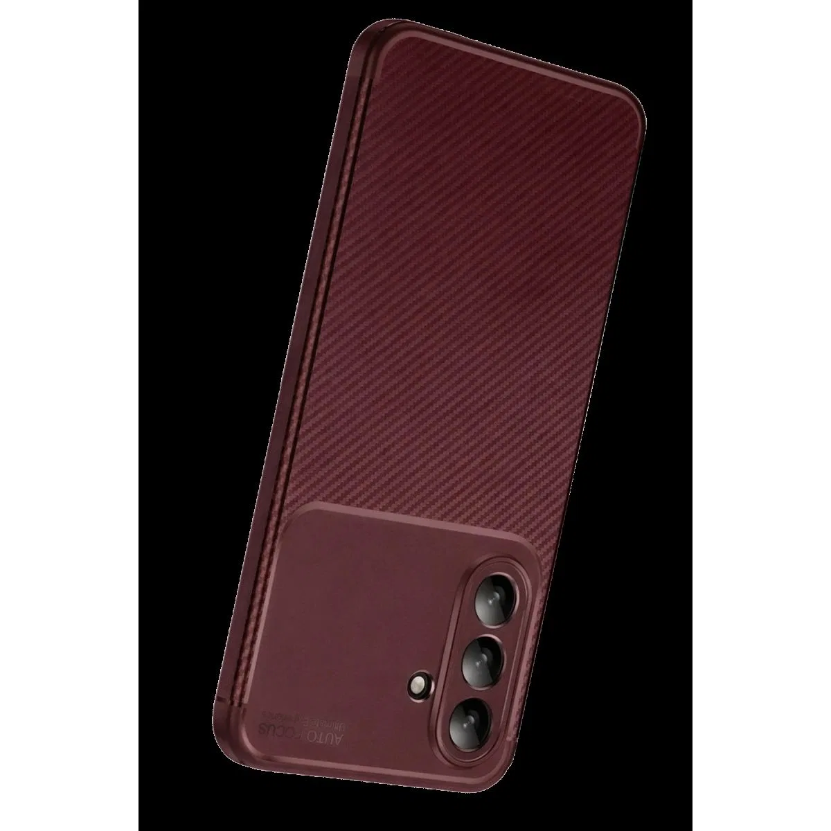 Newface Samsung Galaxy A17 5g Auto Focus Karbon Kapak - Bordo görsel 3