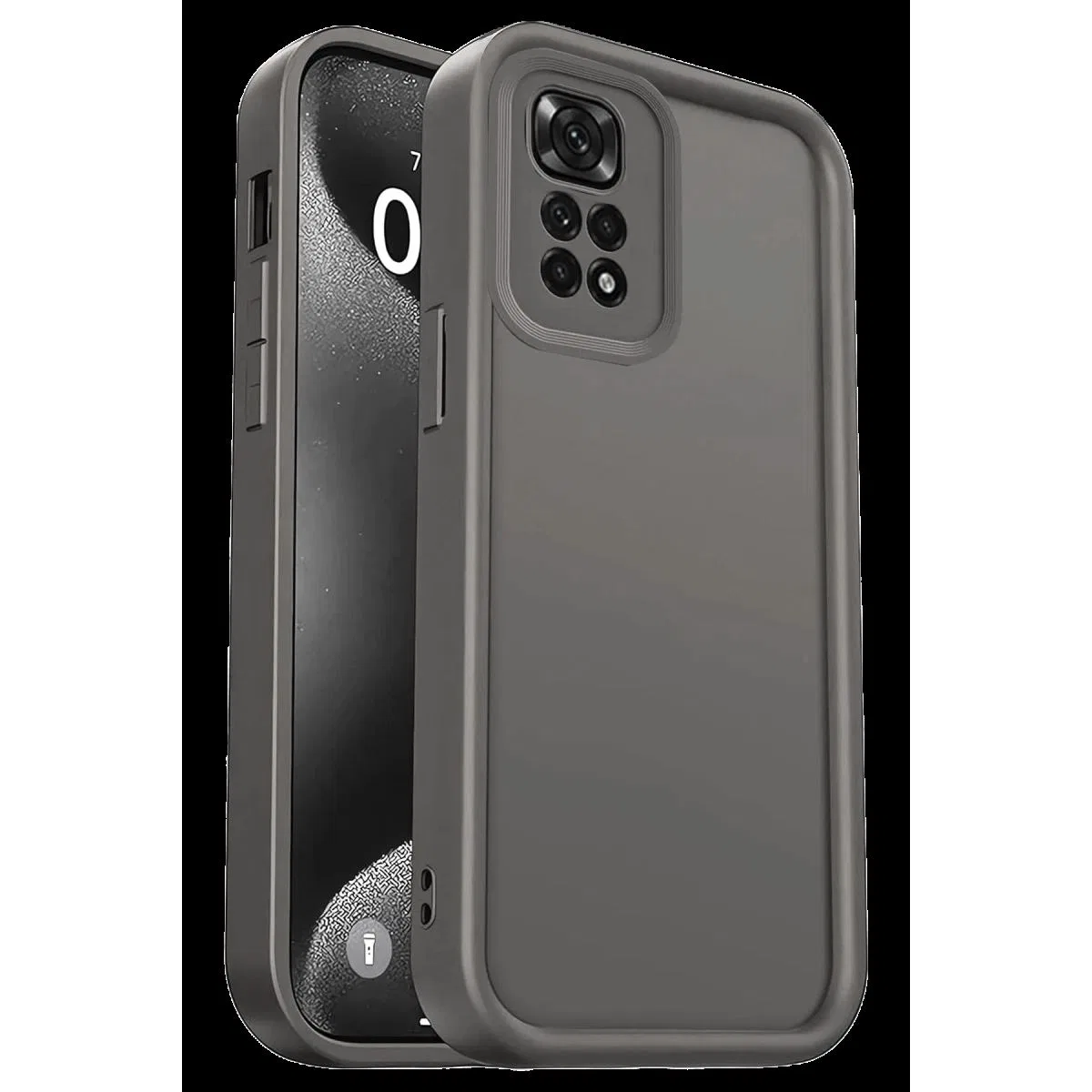 Xiaomi Redmi 10 2022 Kılıf Viera Silikon - Gri