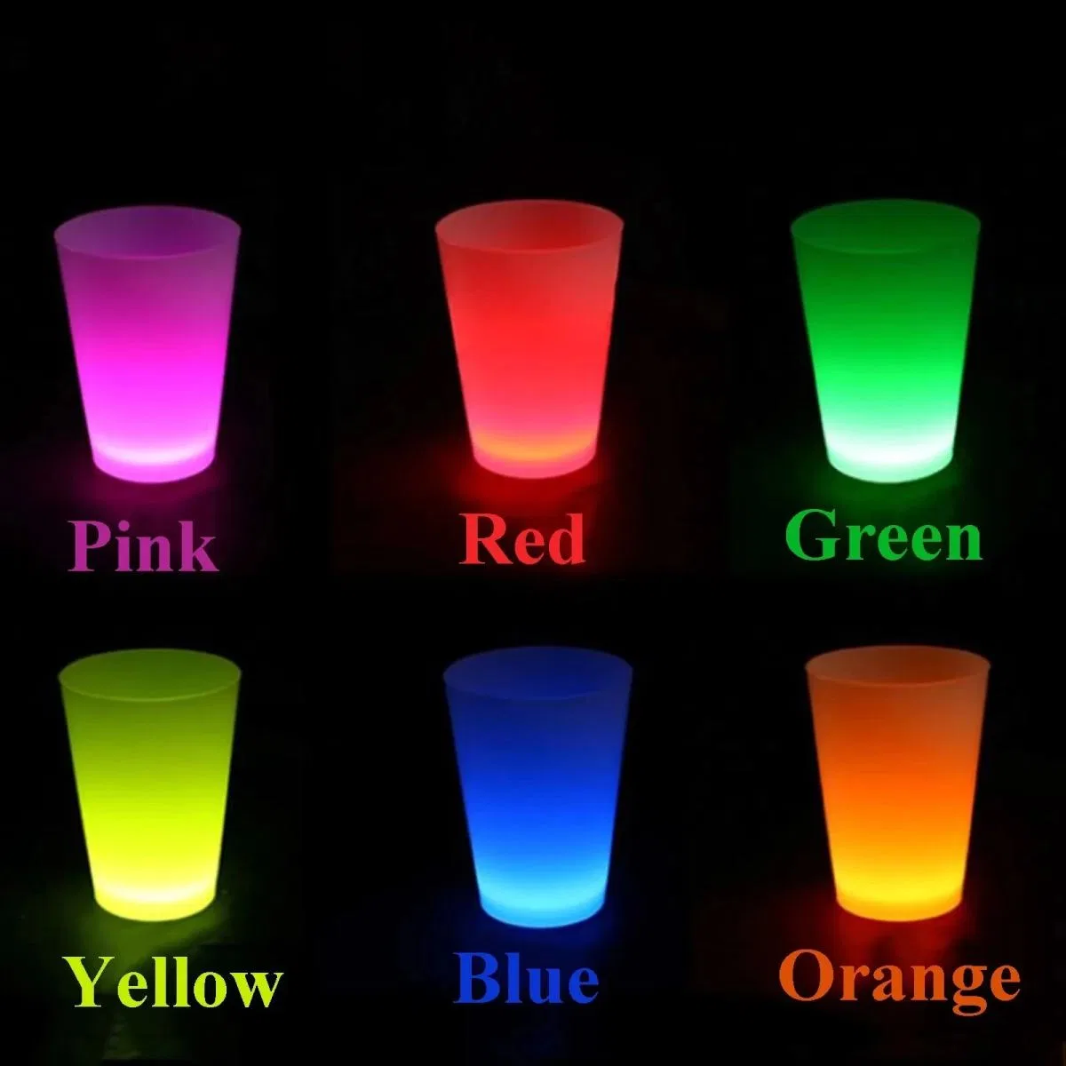 Glow Partisi Bardakları 6 Renk 6 Adet 1. 5 Oz 4. 5 X 6. 5 Cm görsel 5