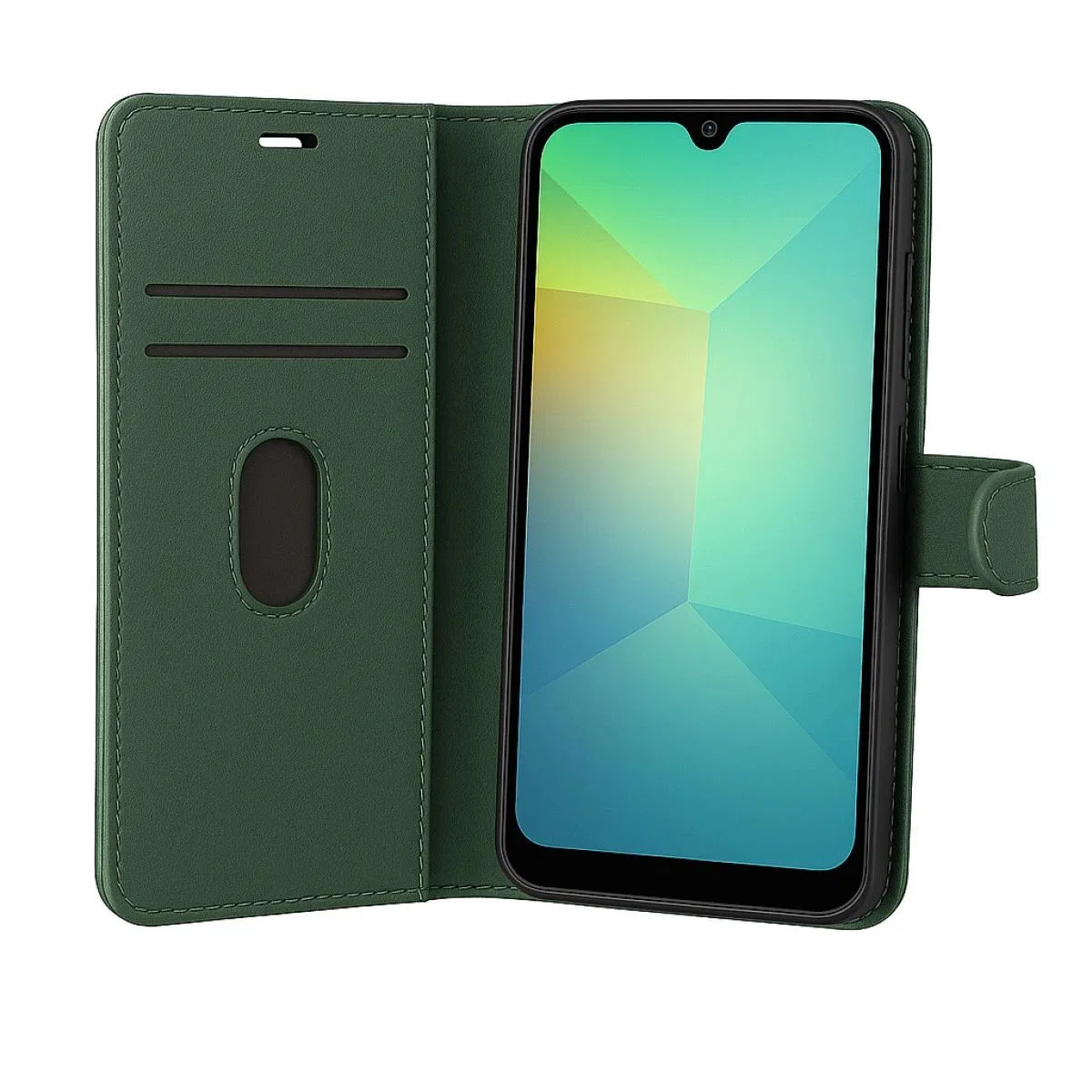 Realme C75 4g Trend S Plus Kapaklı Kılıf - Koyu Yeşil görsel 3