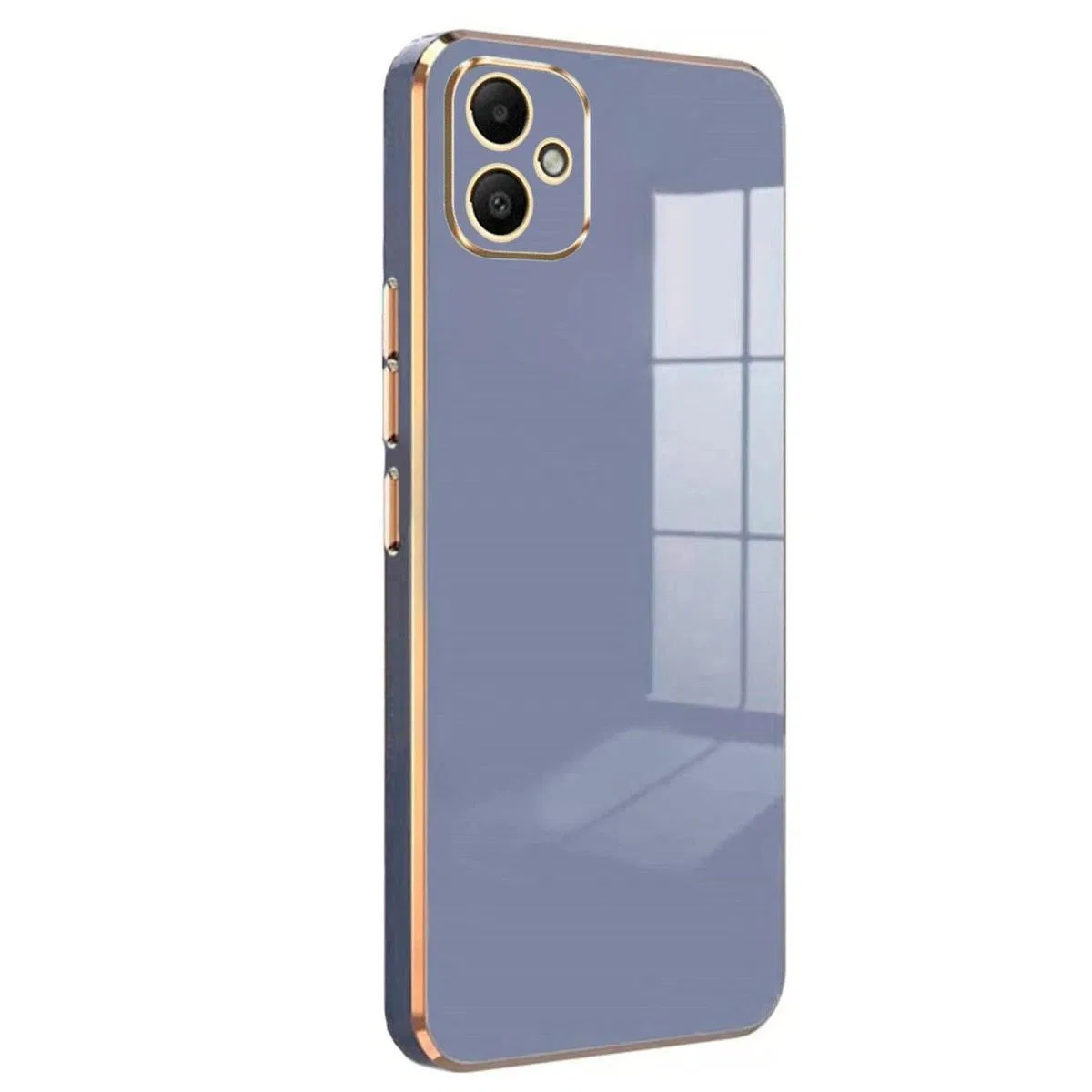 Samsung Galaxy A05 Kılıf Volet Silikon - Mavi