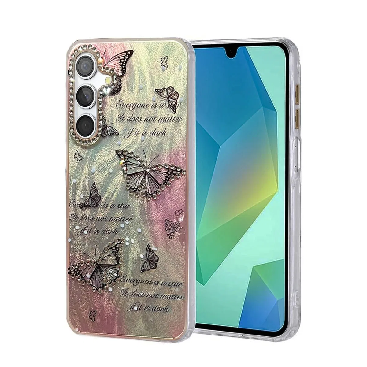 Samsung Galaxy A15 4g Kılıf Blade Aynalı Desenli Kapak - Desen 6