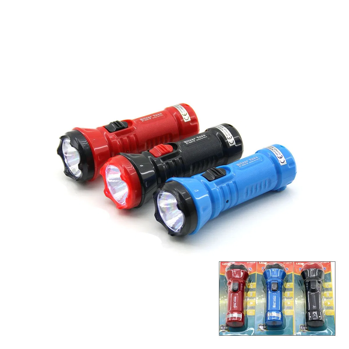 Şarjlı Tek LED El Feneri 0. 5W Uzun Menzil görsel 2