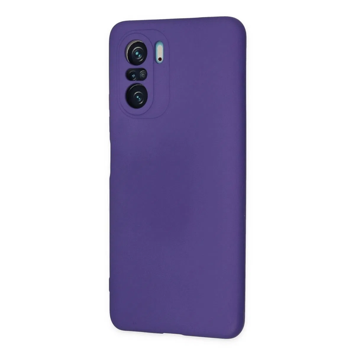 Xiaomi Poco F3 Kılıf Nano İçi Kadife Silikon - Mor görsel 3
