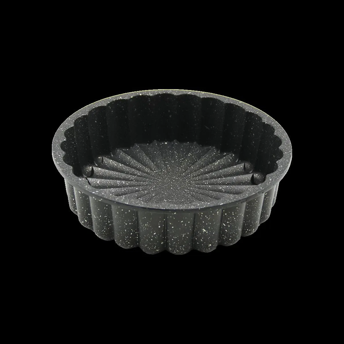 26 cm Döküm Tart & Kek Kalıbı Siyah görsel 2