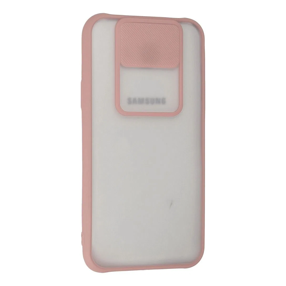 Samsung Galaxy J7 Kılıf Palm Buzlu Kamera Sürgülü Silikon - Pembe görsel 2