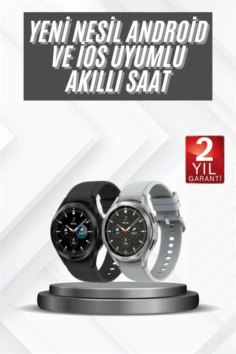 Akıllı Saat Çok Fonksiyonlu Çağrı Cevaplayabilen Bildirim Görme Uzun Pil Ömrü görsel 2