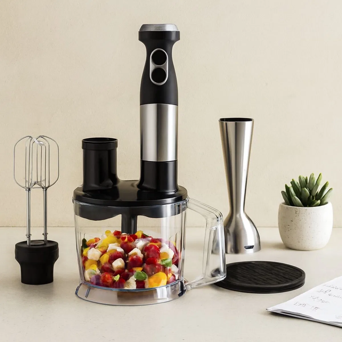 2 L Hazneli Multi Blender Seti (4'lü)