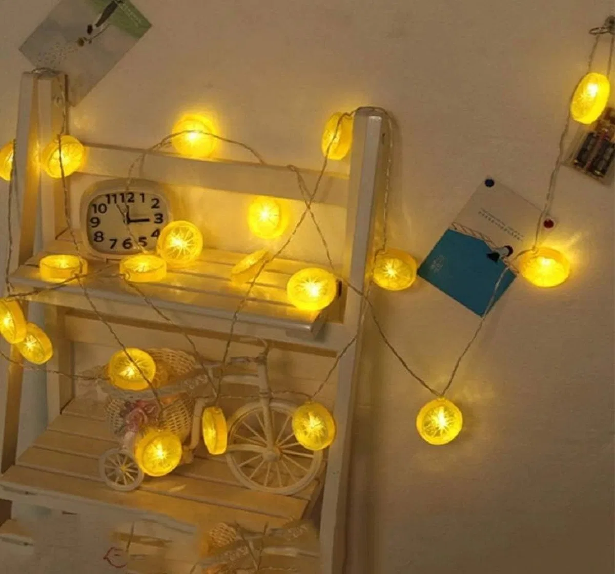 2m 10 Led Pilli 2 Kademeli Limon Led Işık Mz-304 görsel 3