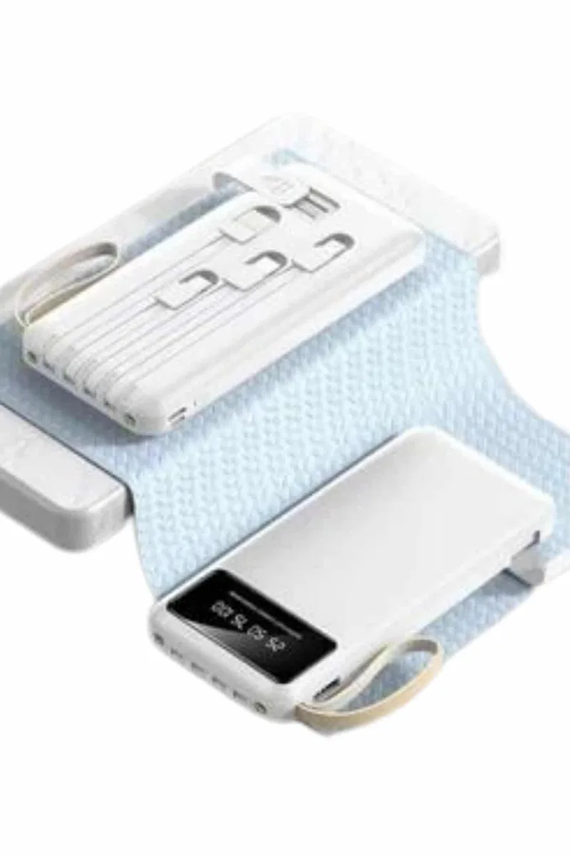Powerbank Şarj Cihazı 4 Çıkışlı 20. 000 MAH Powerbank Taşınabilir Çoklu Giriş görsel 4