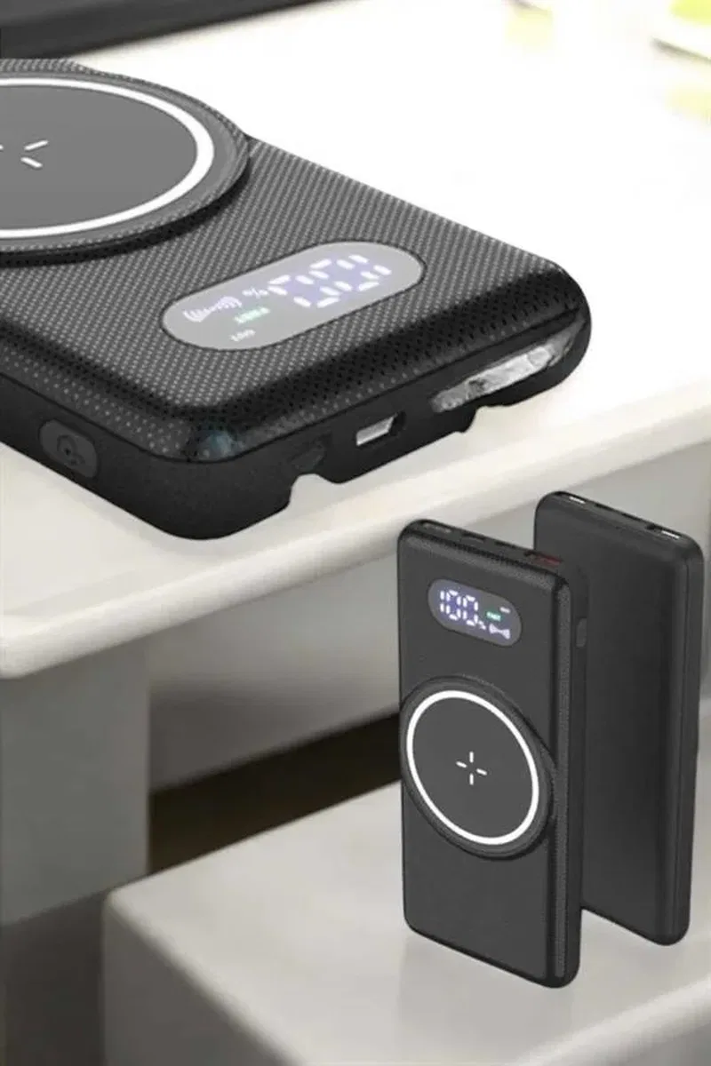 Powerbank Taşınabilir 10. 000 Mah Hızlı Şarj Dijital Göstergeli görsel 2