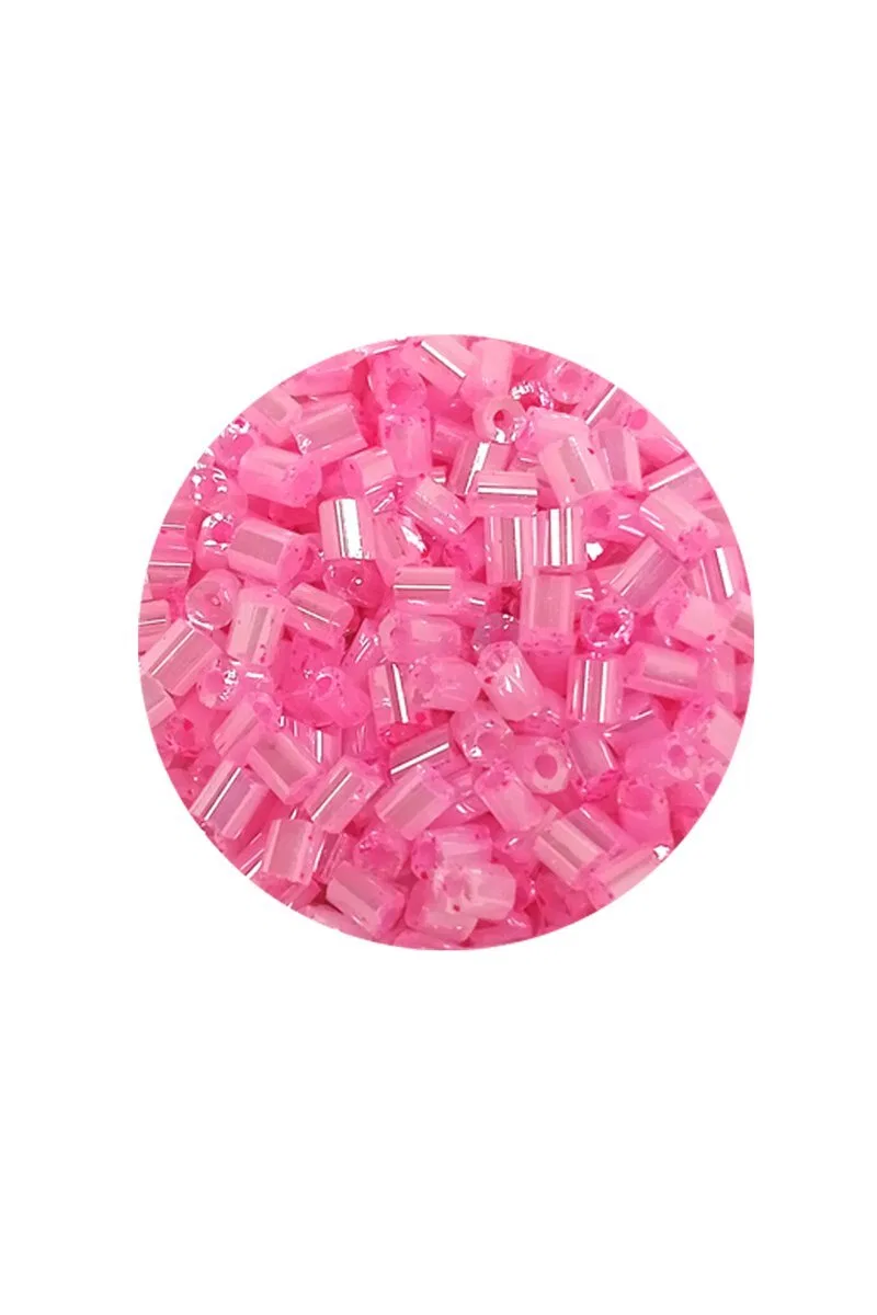 Kesme Cam Boncuk 2mm - 60 Gram - Pembe - BNC371 görsel 2