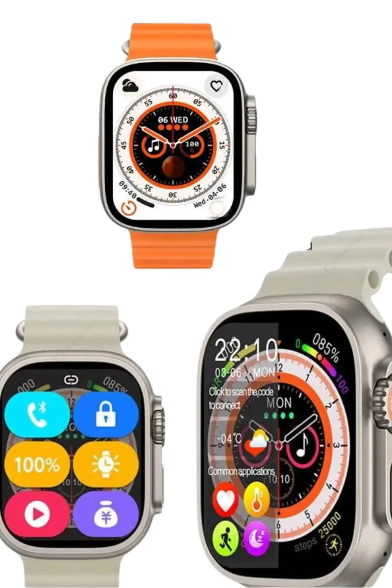 Akıllı Saat GPS Özelliği Bildirim Görme Adımsayar Sesli Görüşme Yapabilen görsel 4