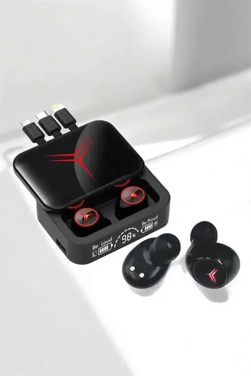 Ucuz ve Kaliteli Bluetooth Kulaklık TWS Çoklu Şarj Girişi Yüksek Ses Kaliteli görsel 4