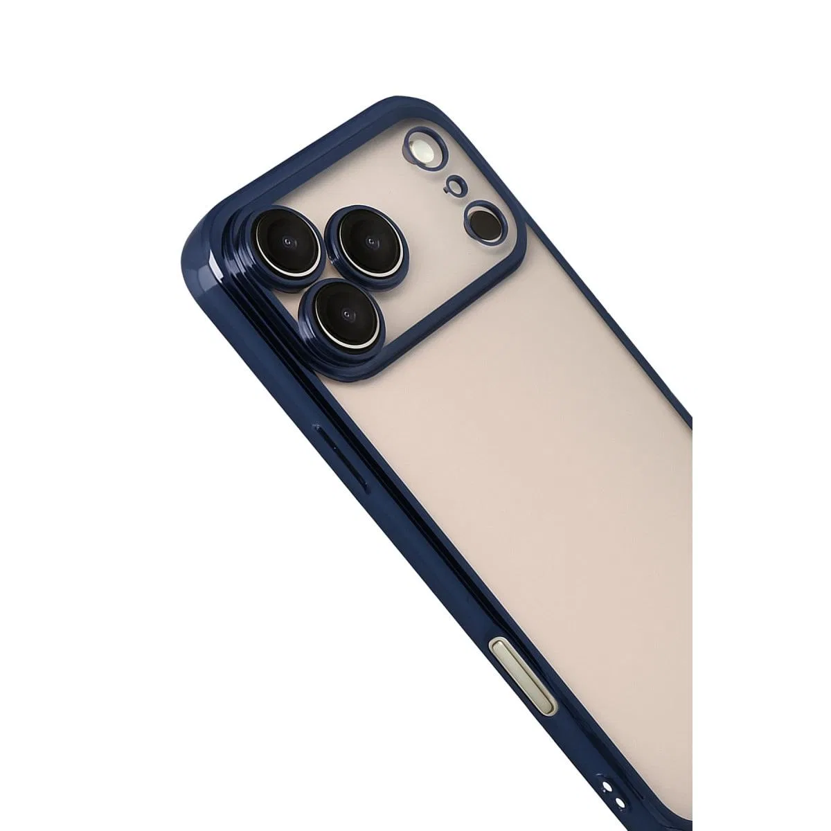 Apple İphone 17 Pro Razer Lensli Silikon - Lacivert görsel 3