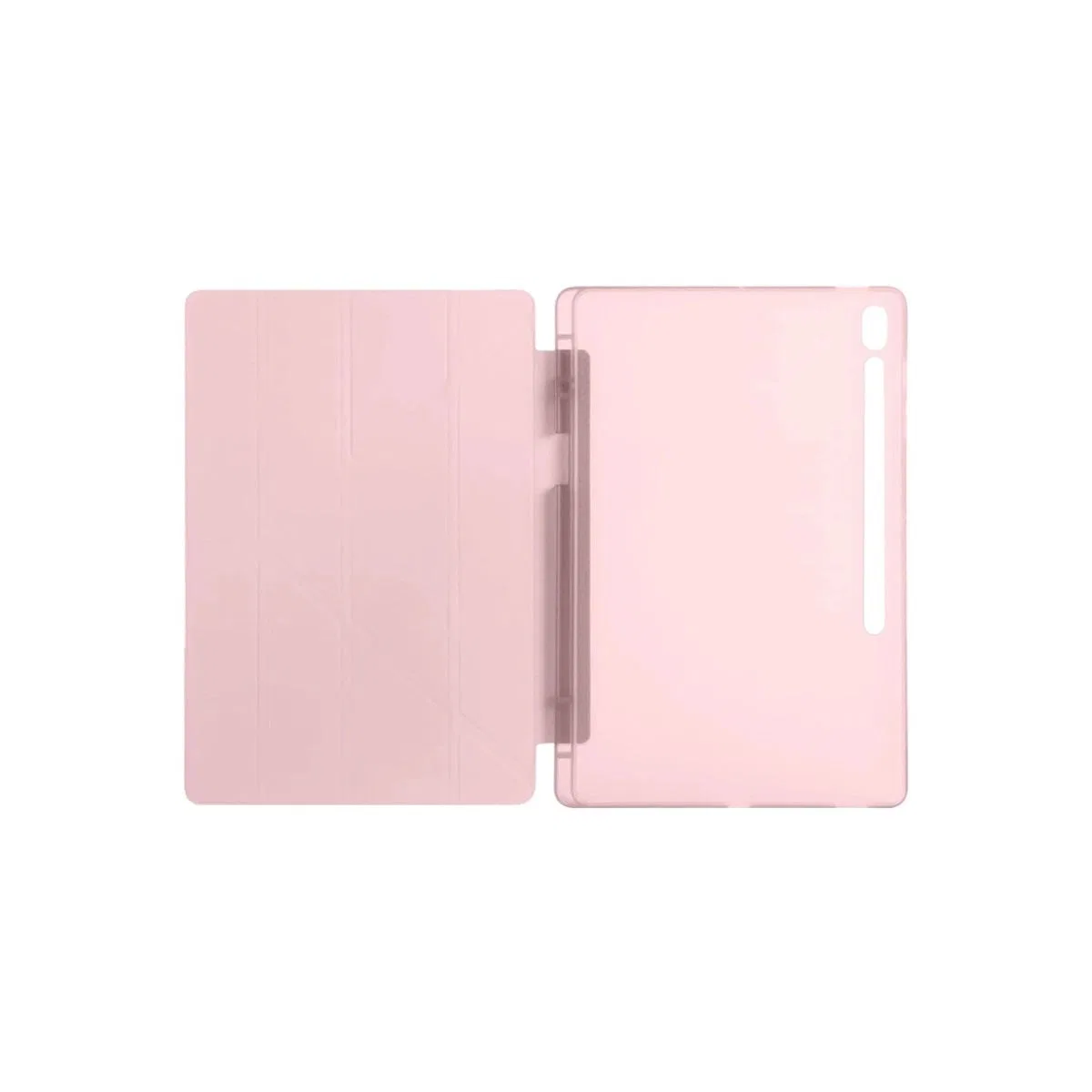Apple İpad Pro 11 (2024) Kılıf Kalemlikli Hugo Tablet Kılıfı - Rose Gold görsel 4