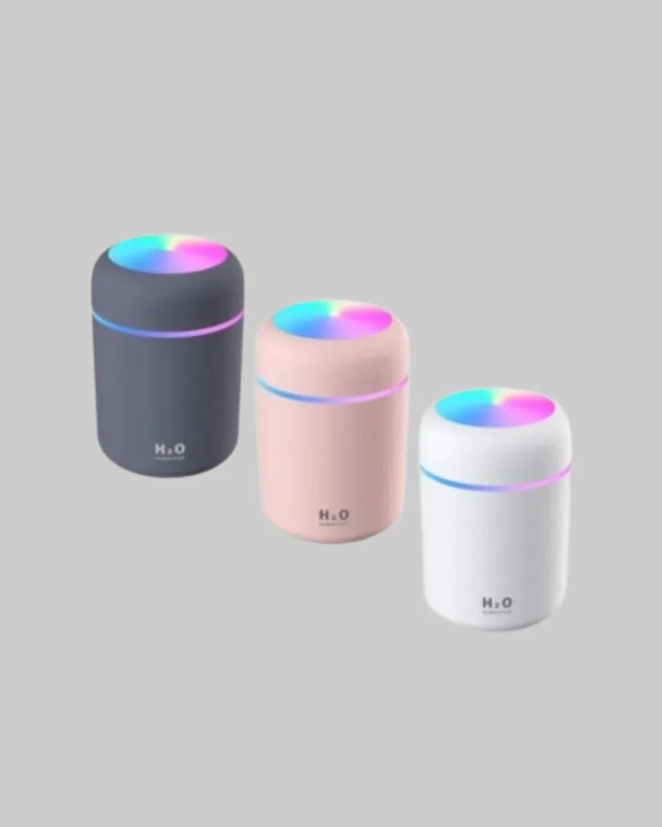 USB Bağlantılı LED Işıklı Hava Nemlendirici – Sessiz ve Kullanıcı Dostu Tasarım görsel 2