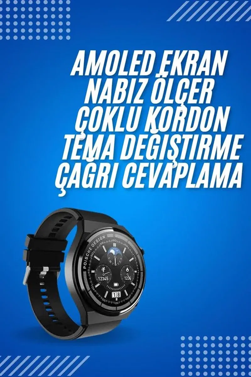 2025 Model Yeni Nesil GPS Uyumlu Uyku Takibi Ve Sağlık Takibi Spor Modları görsel 2