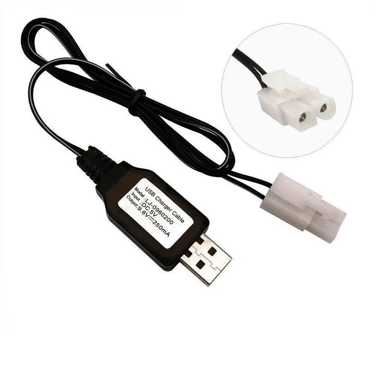Sertec 9. 6v Nı-cd / Nı-mh Oyuncak Bataryası Usb Şarj Kablosu