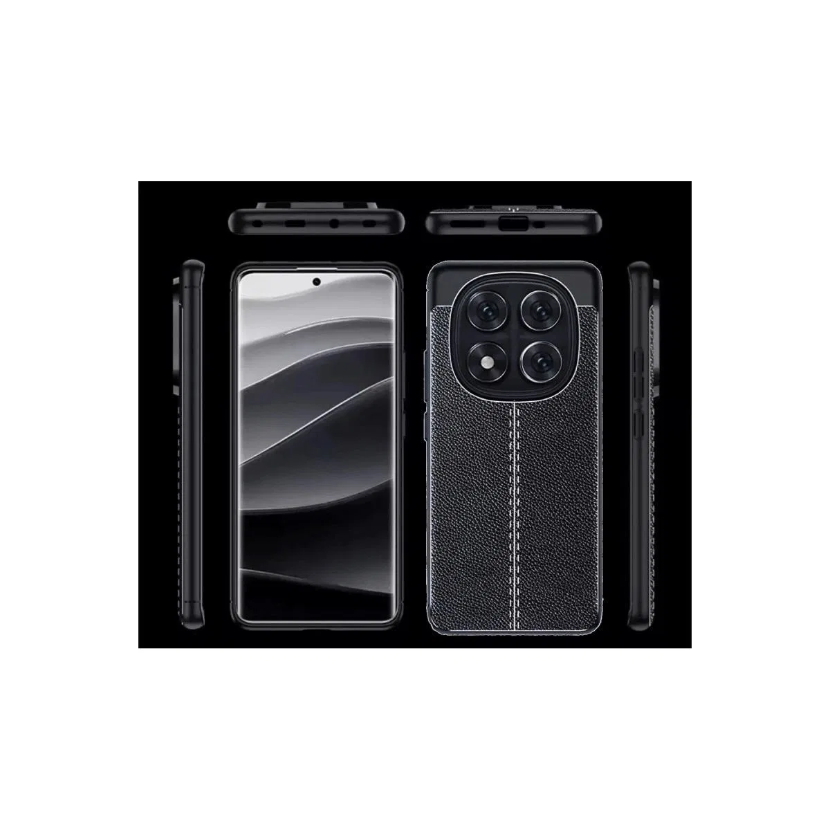 Xiaomi Redmi Note 14 Pro 4g Kılıf Auto Focus Kapak - Siyah görsel 3