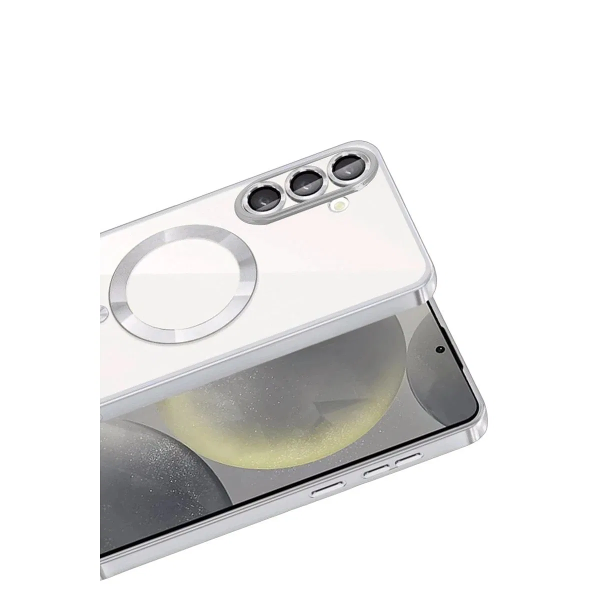 Samsung Galaxy S26 Plus Kross Magneticsafe Kapak - Gümüş görsel 2