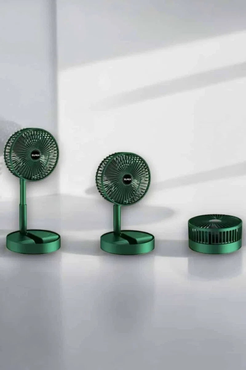 Soğutucu Vantilatör Telefon Standlı Mini Fan görsel 5