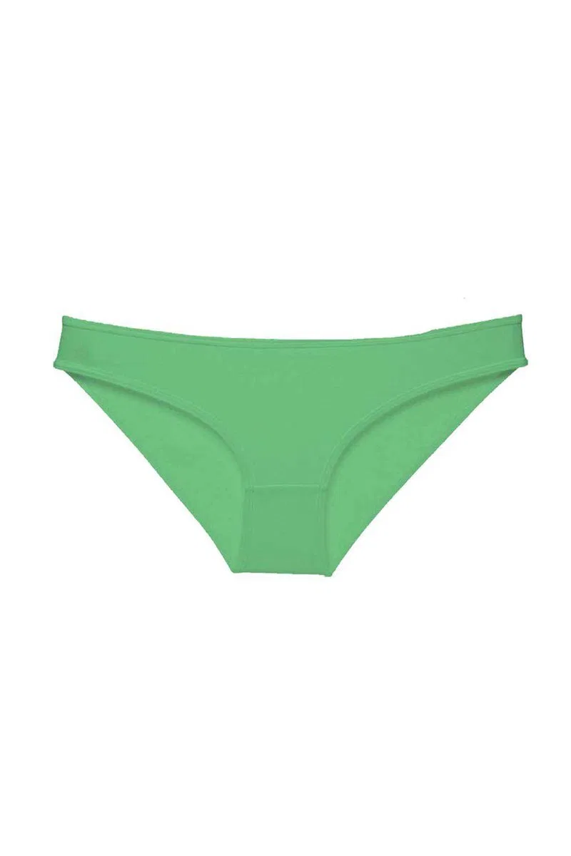 Yeşil Kadın Günlük Pamuklu Likralı Özel Poşet İçinde Taşınabilir Acil Durum Slip Külot görsel 2