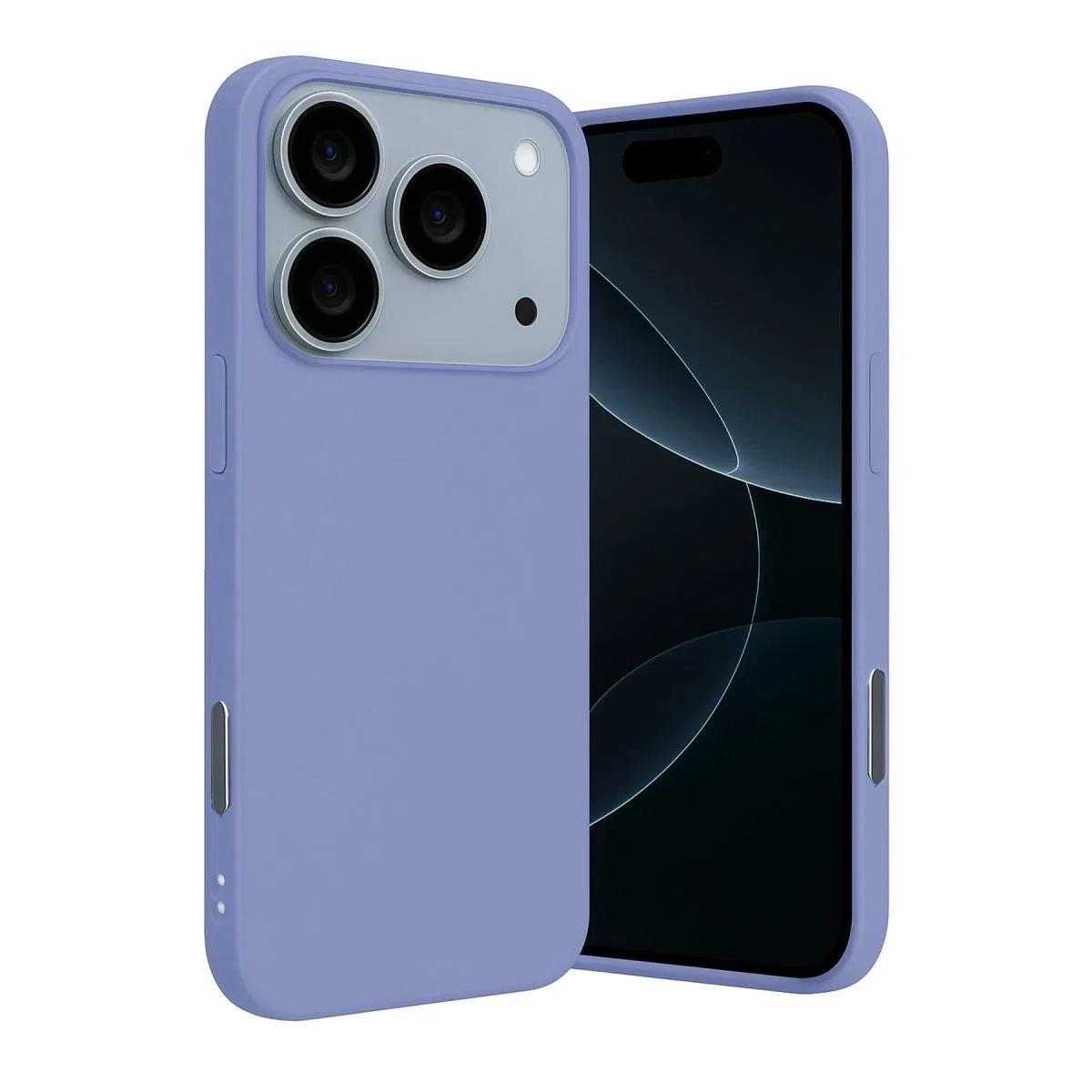 Apple İphone 17 Pro Max Nano İçi Kadife Silikon - Lila