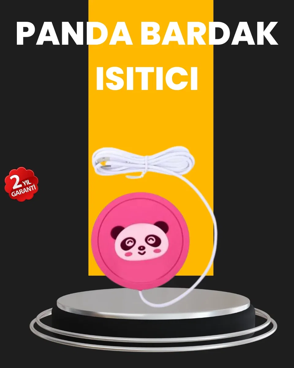 USB Güçlü Bardak Isıtma Altlığı 1. 2m Kablo Silikon Kaymaz Figürlü