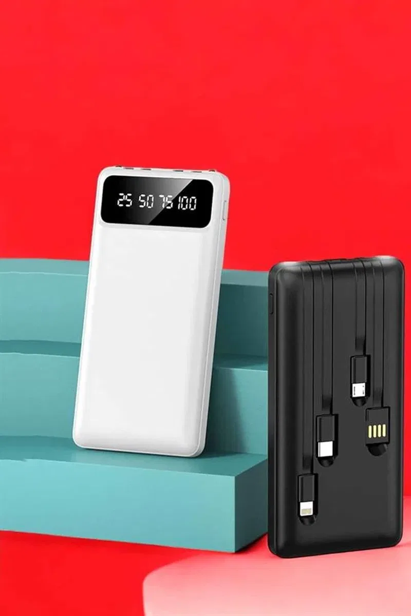 Powerbank 20. 000 Mah LCD Ekran USB Lightning Type-C Uyumlu İOS ve Android görsel 4