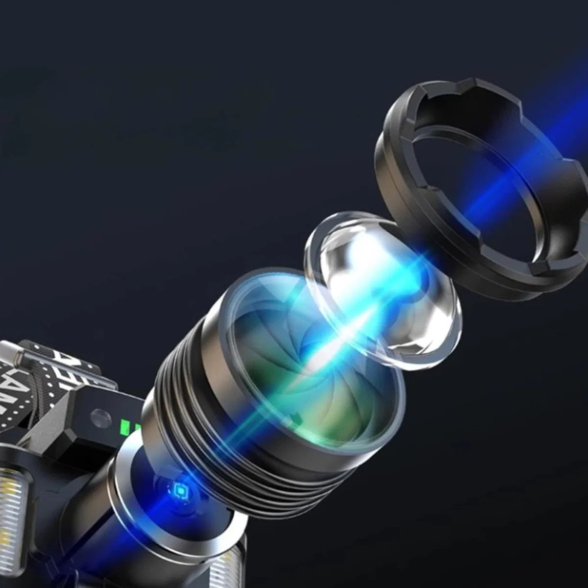 Sensörlü Cree Tg Led Şarjlı Kafa Lambası Wt-625 görsel 5