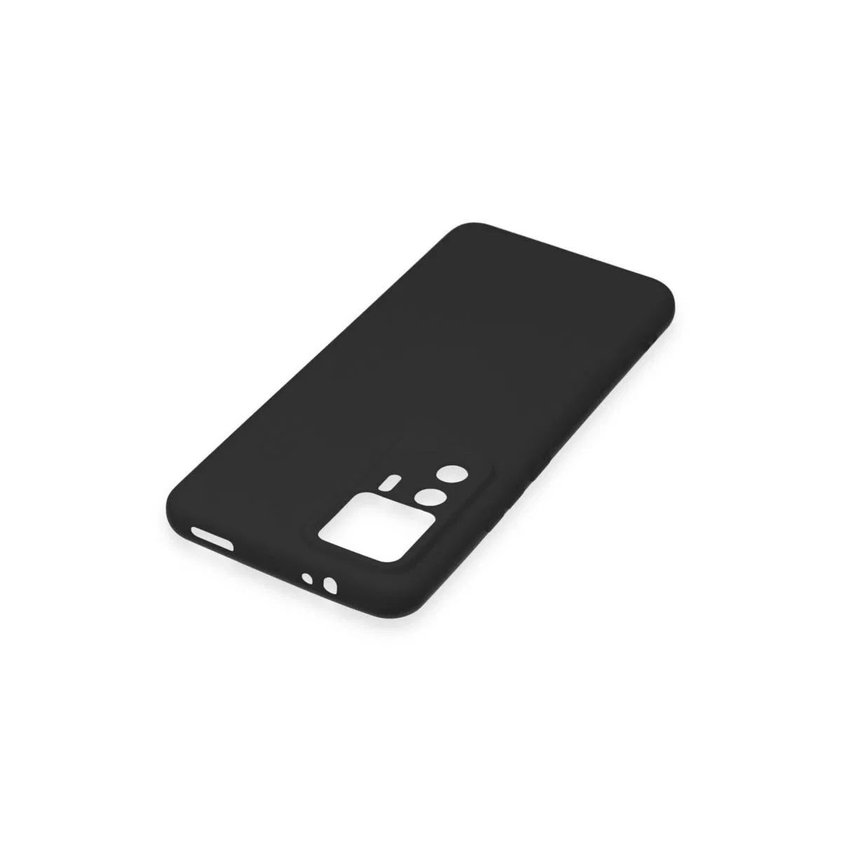 Xiaomi Mi 12t Pro Kılıf Nano İçi Kadife Silikon - Siyah görsel 4