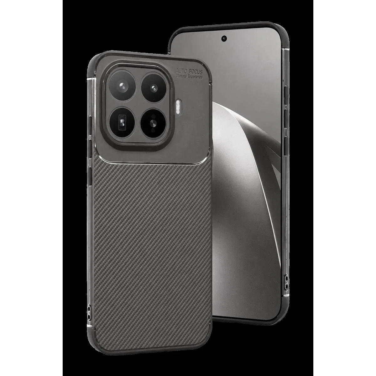 Xiaomi Mi 17t Pro Auto Focus Karbon Kapak - Gri