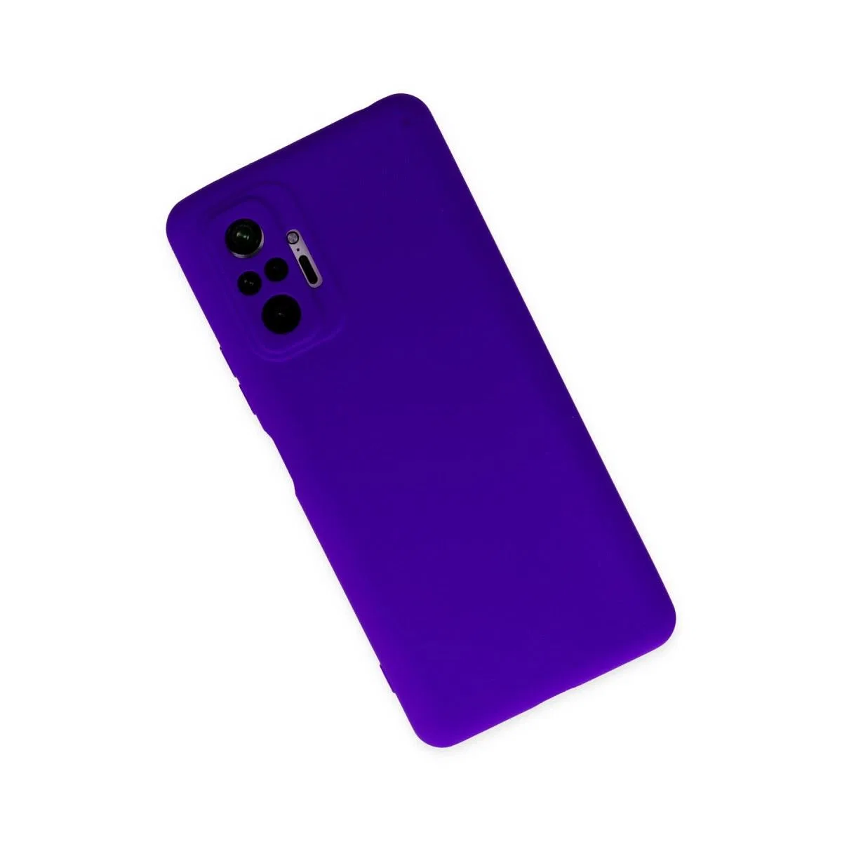 Xiaomi Redmi Note 10 Pro Kılıf Nano İçi Kadife Silikon - Mor görsel 3