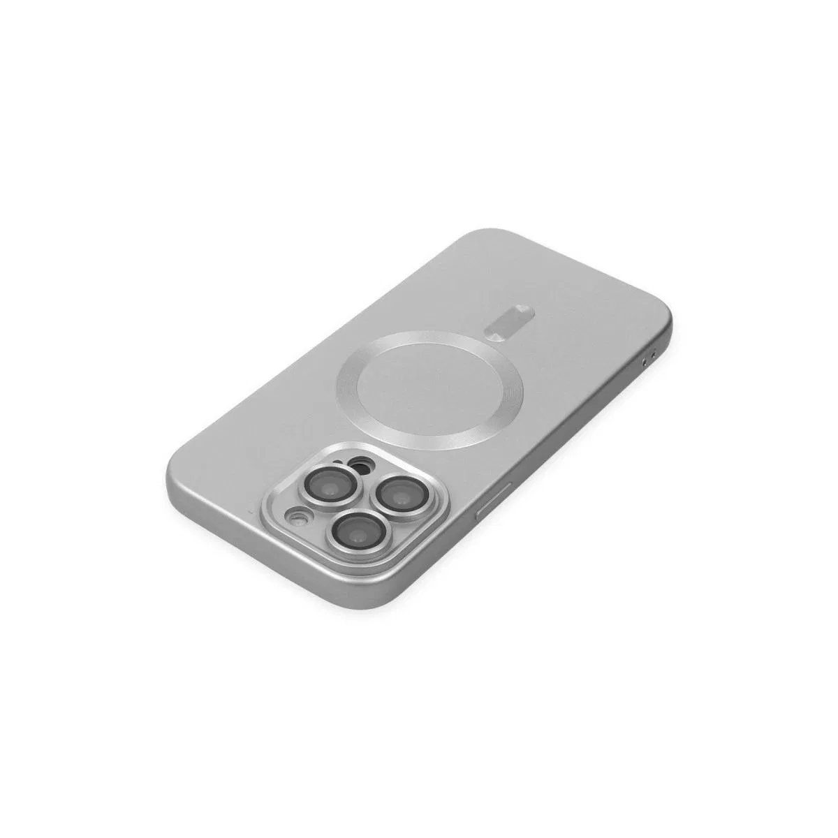 Apple İphone 13 Pro Kılıf Moshi Lens Magneticsafe Silikon - Gümüş görsel 5