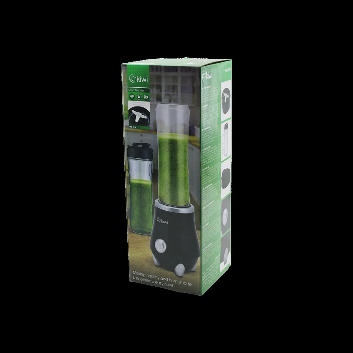Standlı Kişisel Blender 250W - 500ml Paslanmaz Çelik Bıçaklı görsel 2