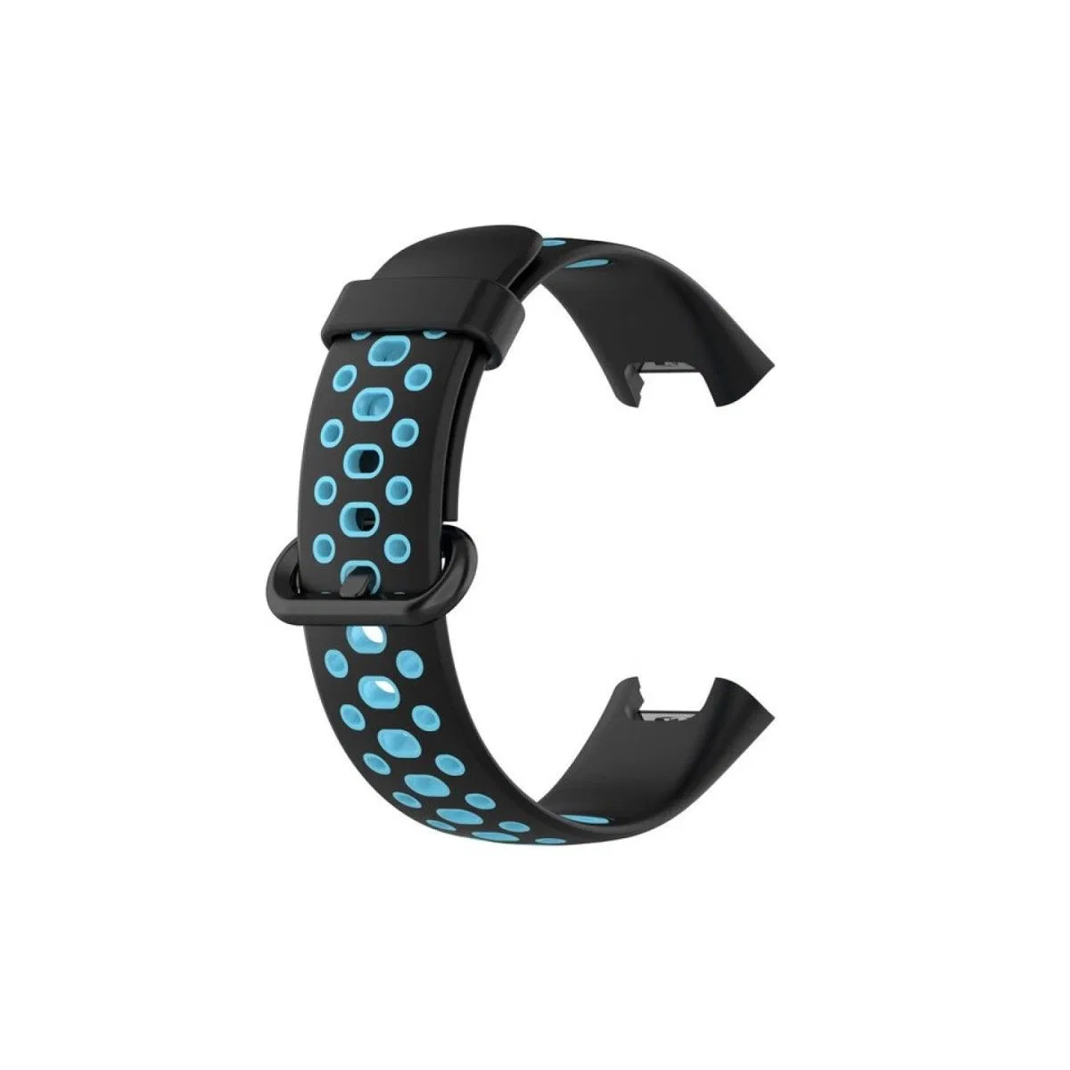 Xiaomi Redmi Watch 2 Spor Delikli Kordon - Siyah-mavi görsel 3