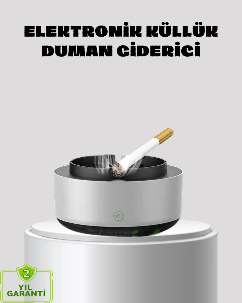 Küllük Ve Hava Temizleyici 2’si 1 Arada – Sigara Kokusu Giderici, Araba Ve Ofis İçin